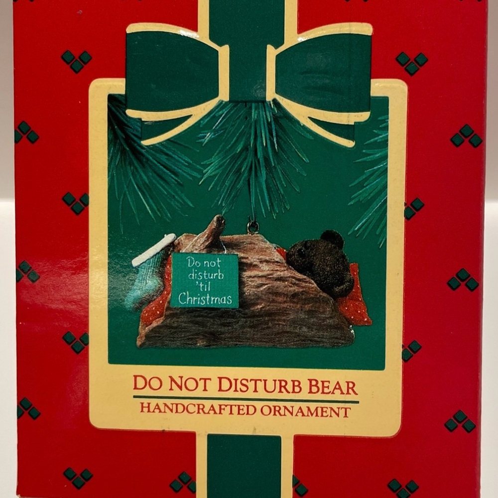 Vintage 1985 Hallmark Keepsake Ornament
Do Not Disturb Bear
QX481-2